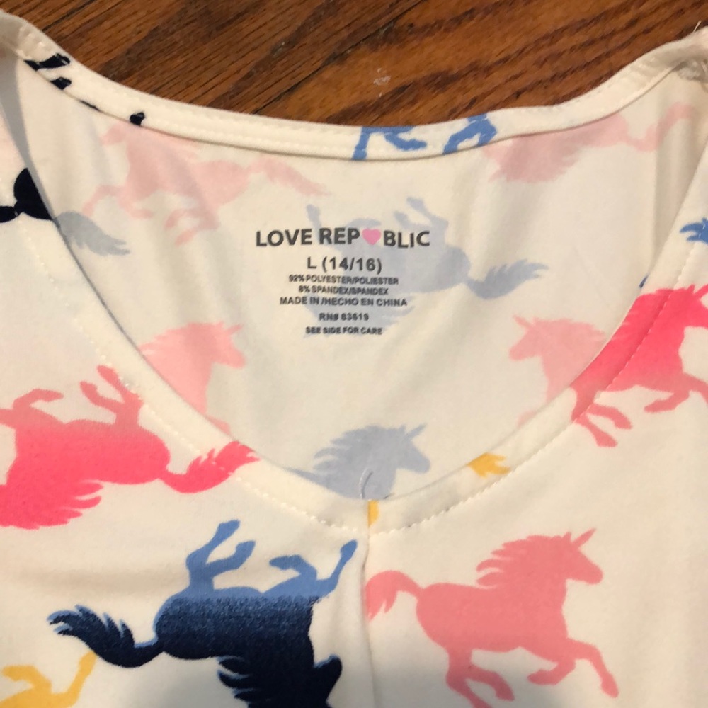 Girls L (14/16) Love Republic Unicorn Dress NWT - Picture 4 of 8